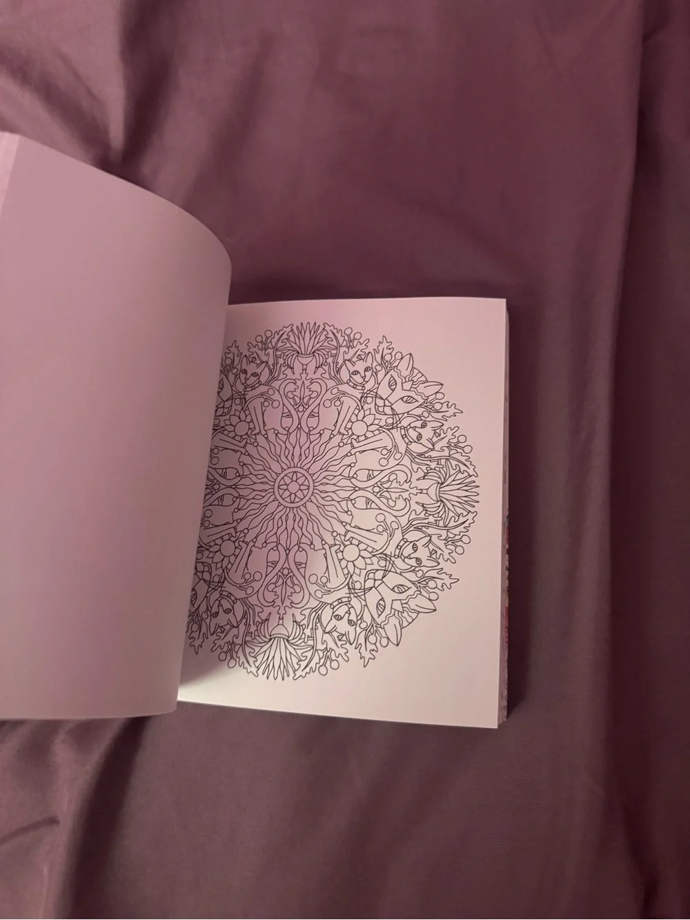 Coloring for Mindfulness Book - White and Pink Cover